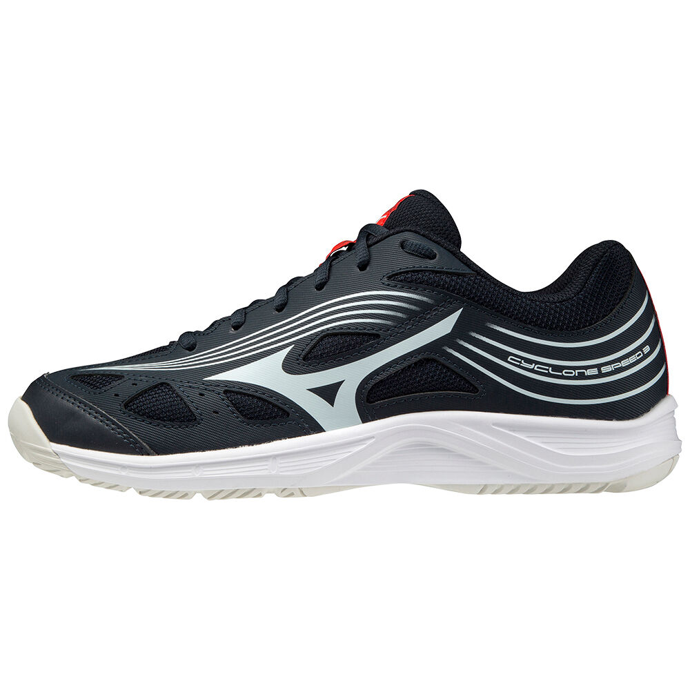 Zapatillas Voleibol Mizuno Cyclone Speed 3 Hombre Negras/Azules/Rojas Comprar NJBV-05397